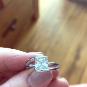 sterling Silver CZ ring